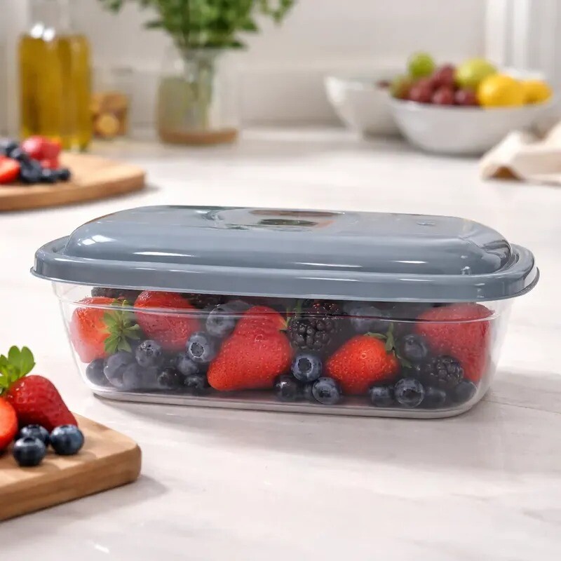 Tupper Rectangular Mediano De Plástico - Ra901 - Rainha Tupper Rectangular Mediano De Plástico - Ra901 - Rainha
