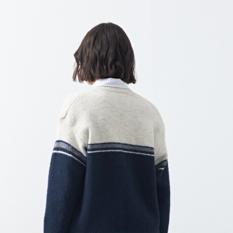 CARDIGAN RABBIT Azul Marino