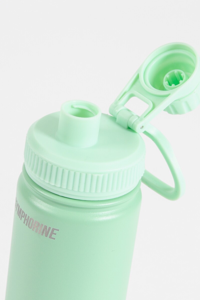 Botella térmica acero verde