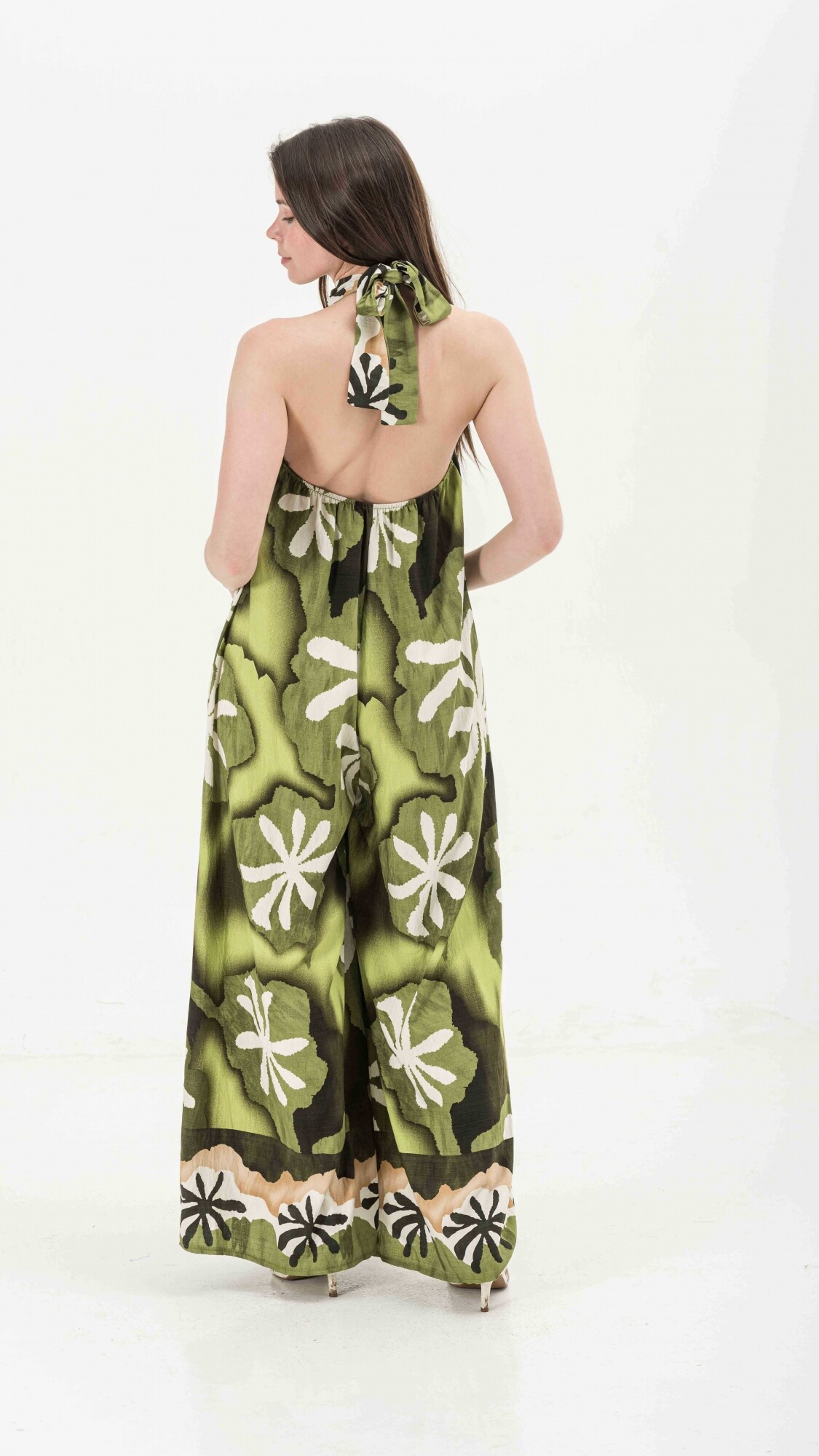 ENTERITO GISE VERDE ESTAMPADO