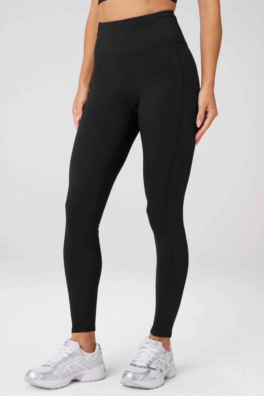 Leggings Cold Weather High-Waisted Pocket Mujer Black