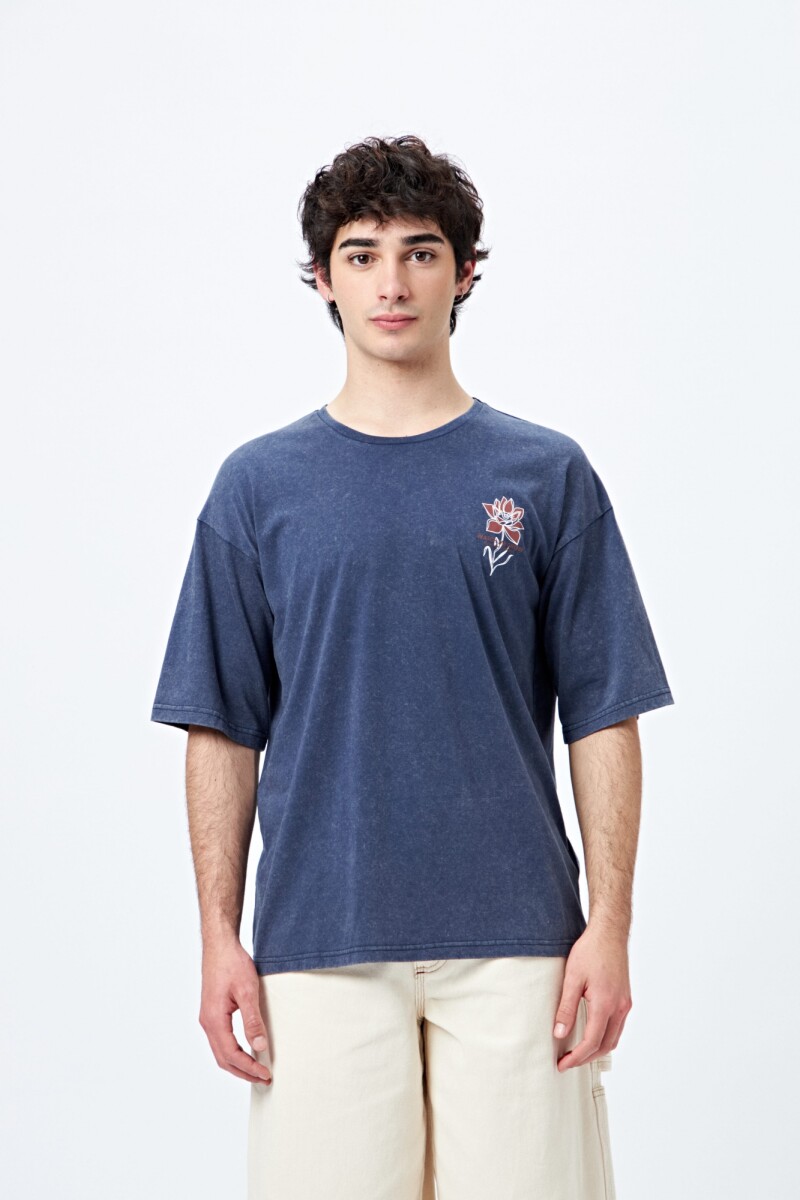 REMERA GROMI Azul Oscuro