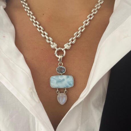 Dije Larimar - Plata 925 Dije Larimar - Plata 925