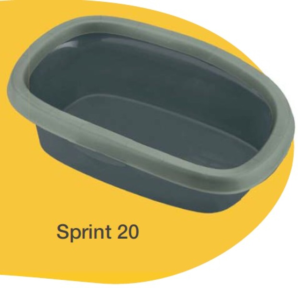 TOILETTE SPRINT 20 "GREEN LINE"GRIGIO ARDESIA/FOGGY GREEN 