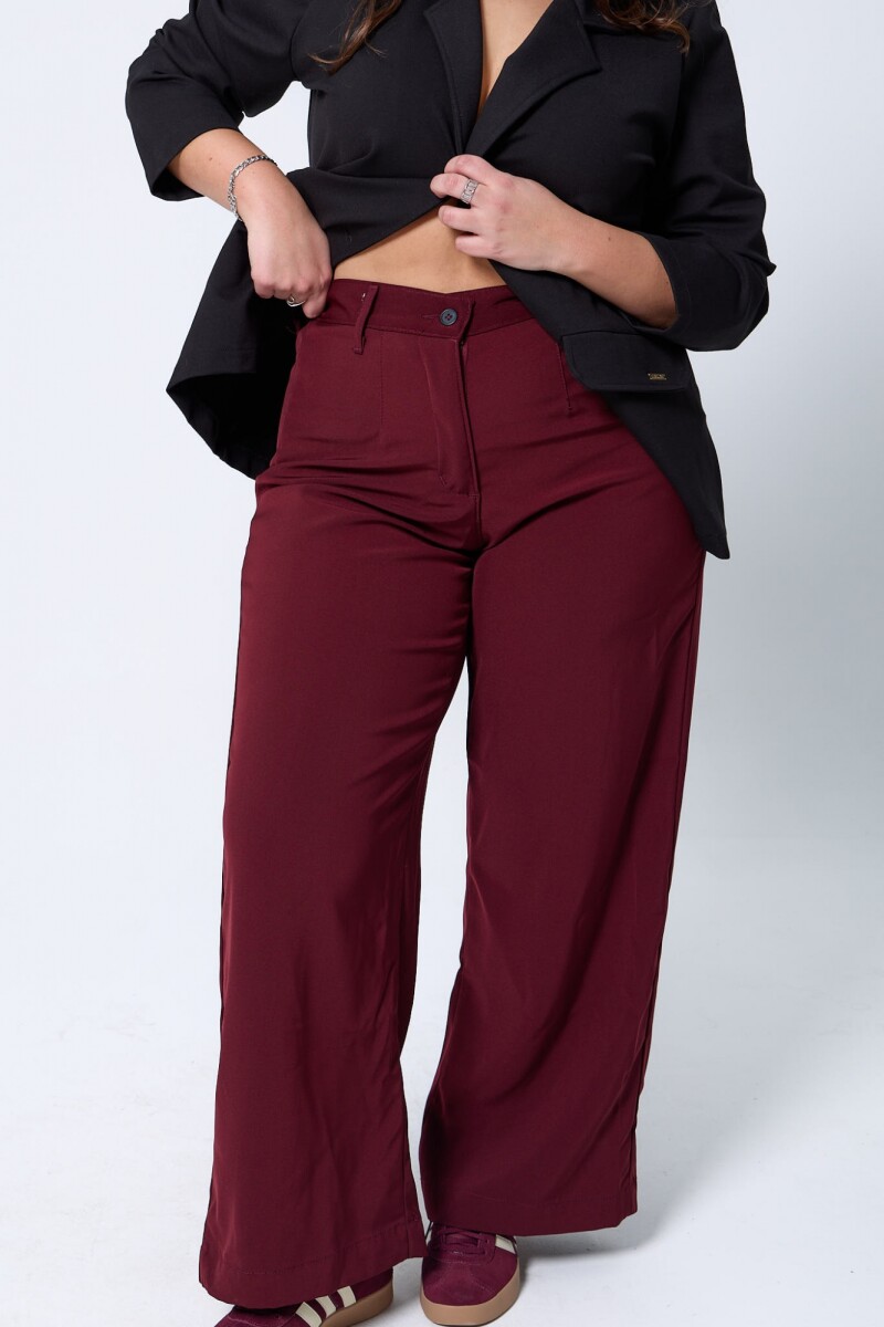 PANTALON IBET - Bordó 