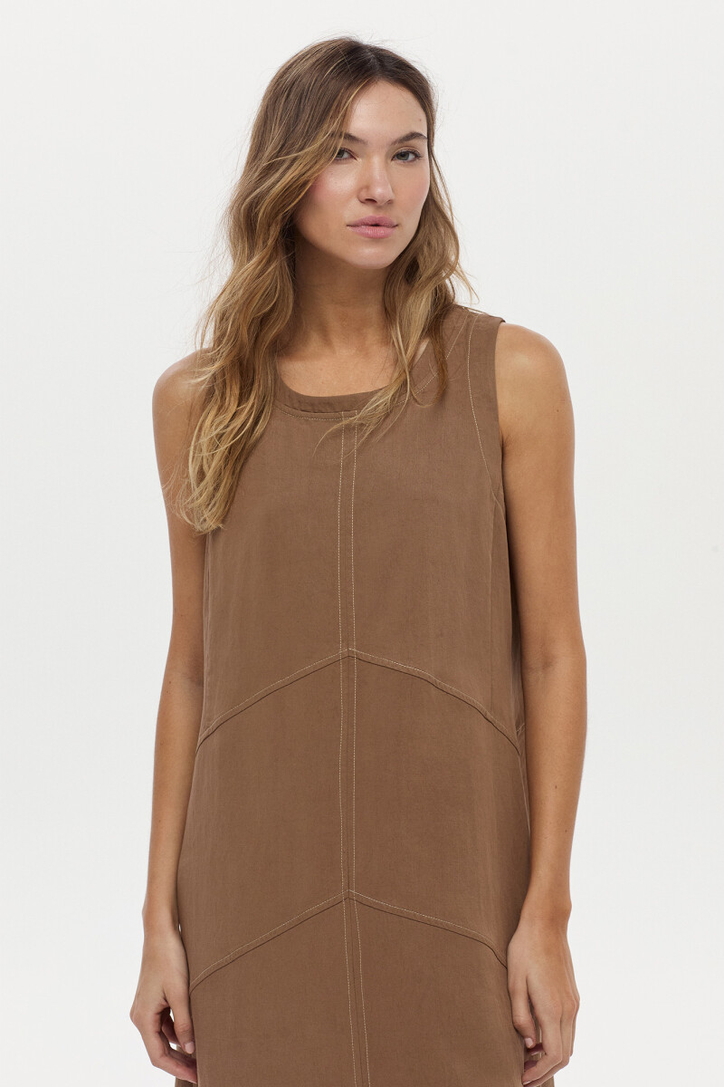 Vestido Italia Camel