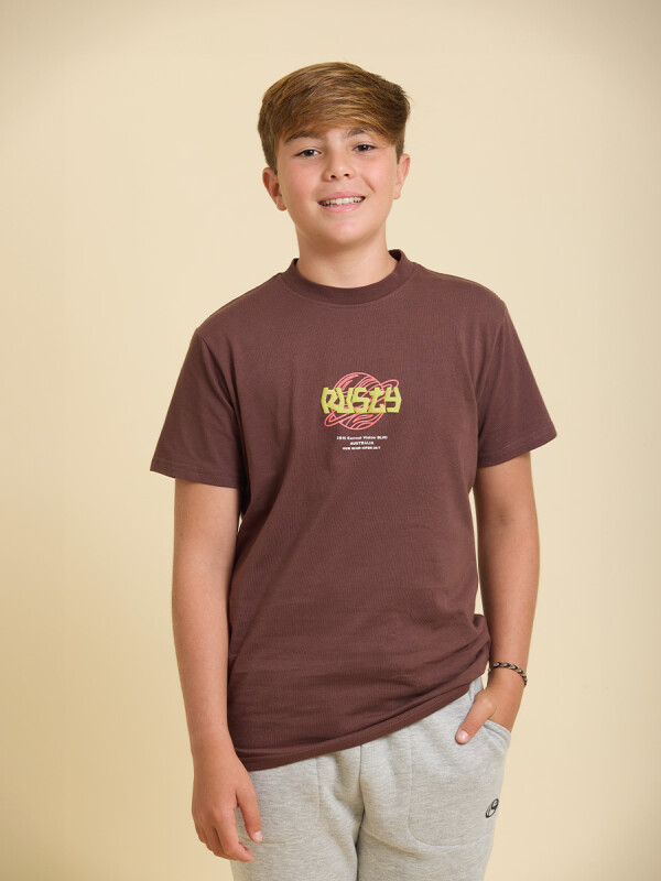 T-SHIRT JULEN TEEN RUSTY MarrÓn