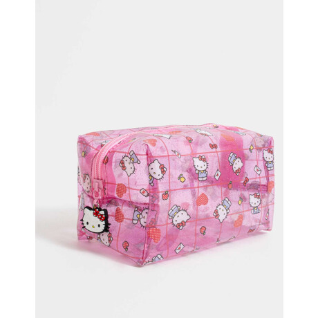 Cartuchera De Pvc ''hello Kitty'' Combinacion Multicolor