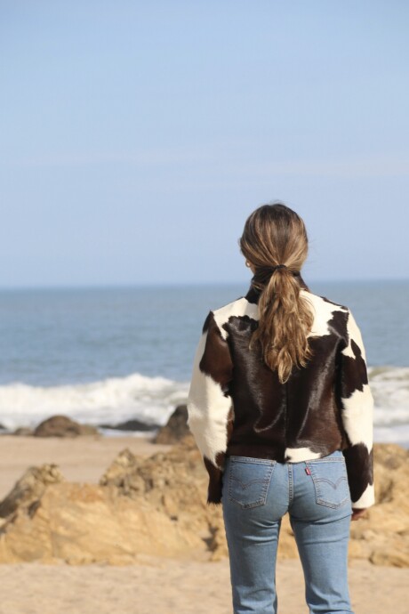 Chaqueta Cuero Vaca Chaqueta Cuero Vaca