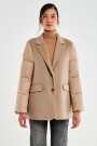 CHAQUETA COMBINADA Beige