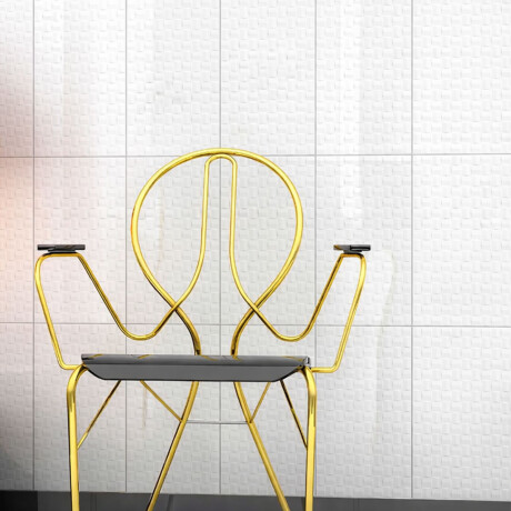 CERAMICA 32X57 RECTANGULAR BRILLO BLANCO DECORADO GAMAS DE BLANCO