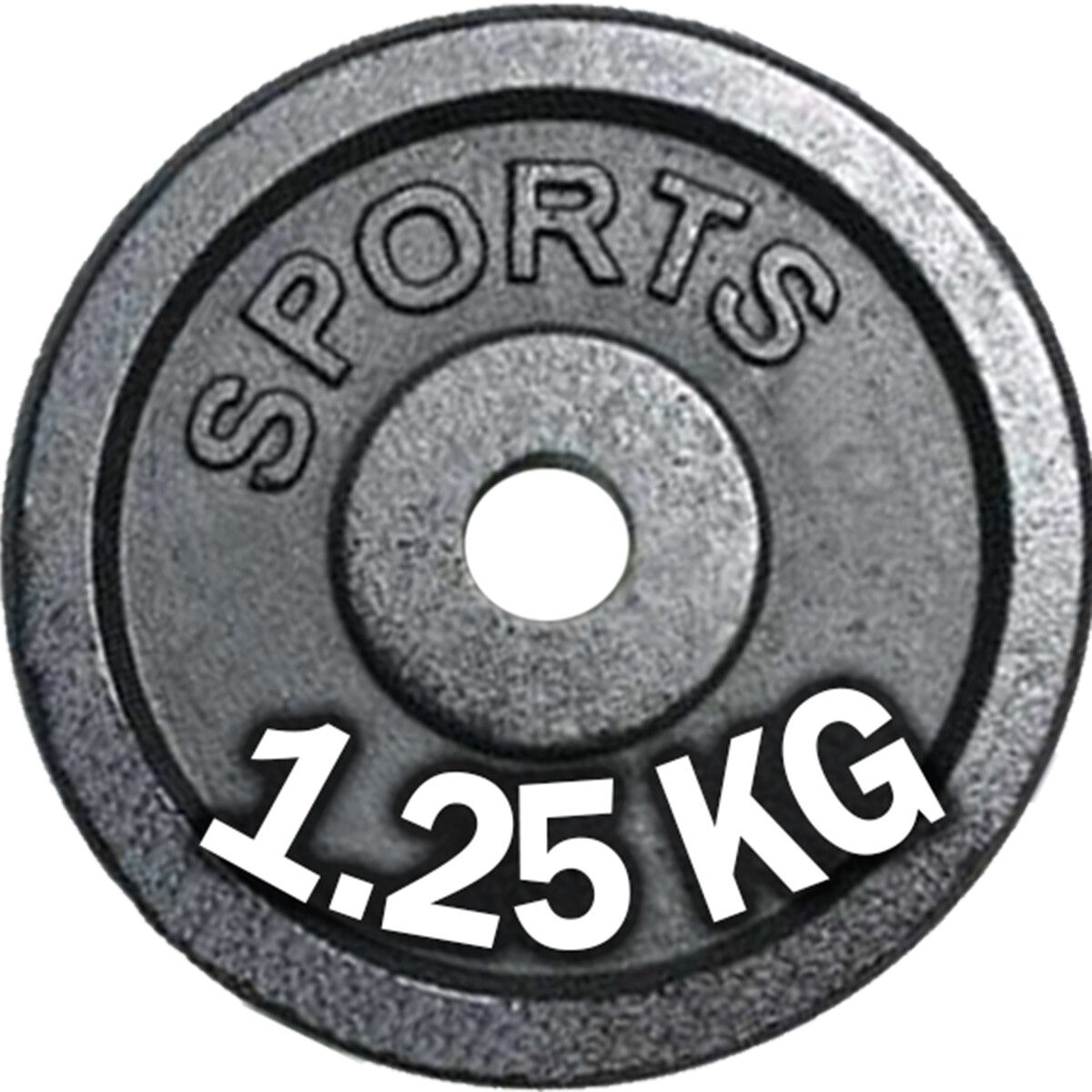 Disco Hierro 1.25Kg Expert Compacto Pesa P/ Barras y mancuernas - Fit014003-1k25 