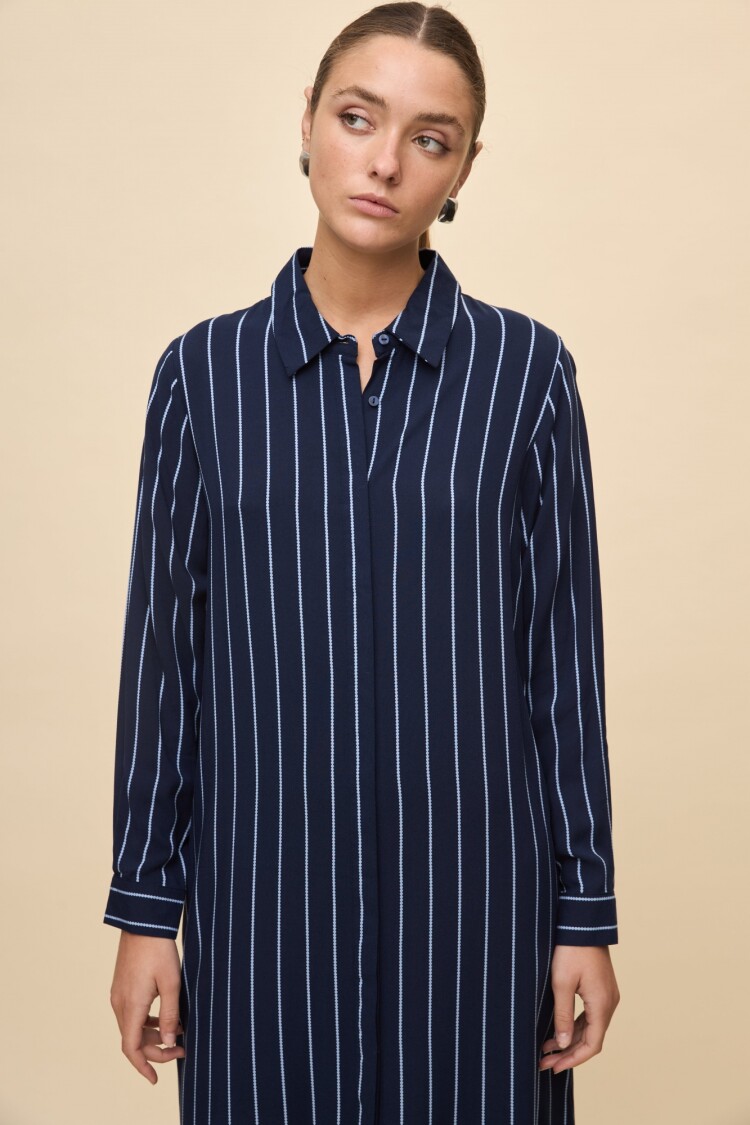 VESTIDO ALLORA Azul Marino