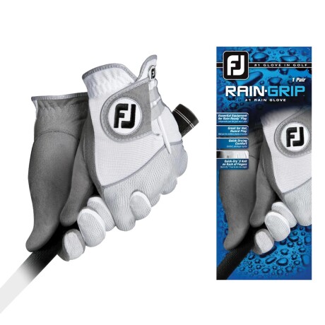 GUANTES FJ CABALLERO RAIN GRIP Blanco