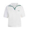 Remera de Mujer Adidas Polo Bordado Essentials Blanco - Verde