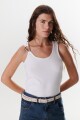 MUSCULOSA METAL BLANCO