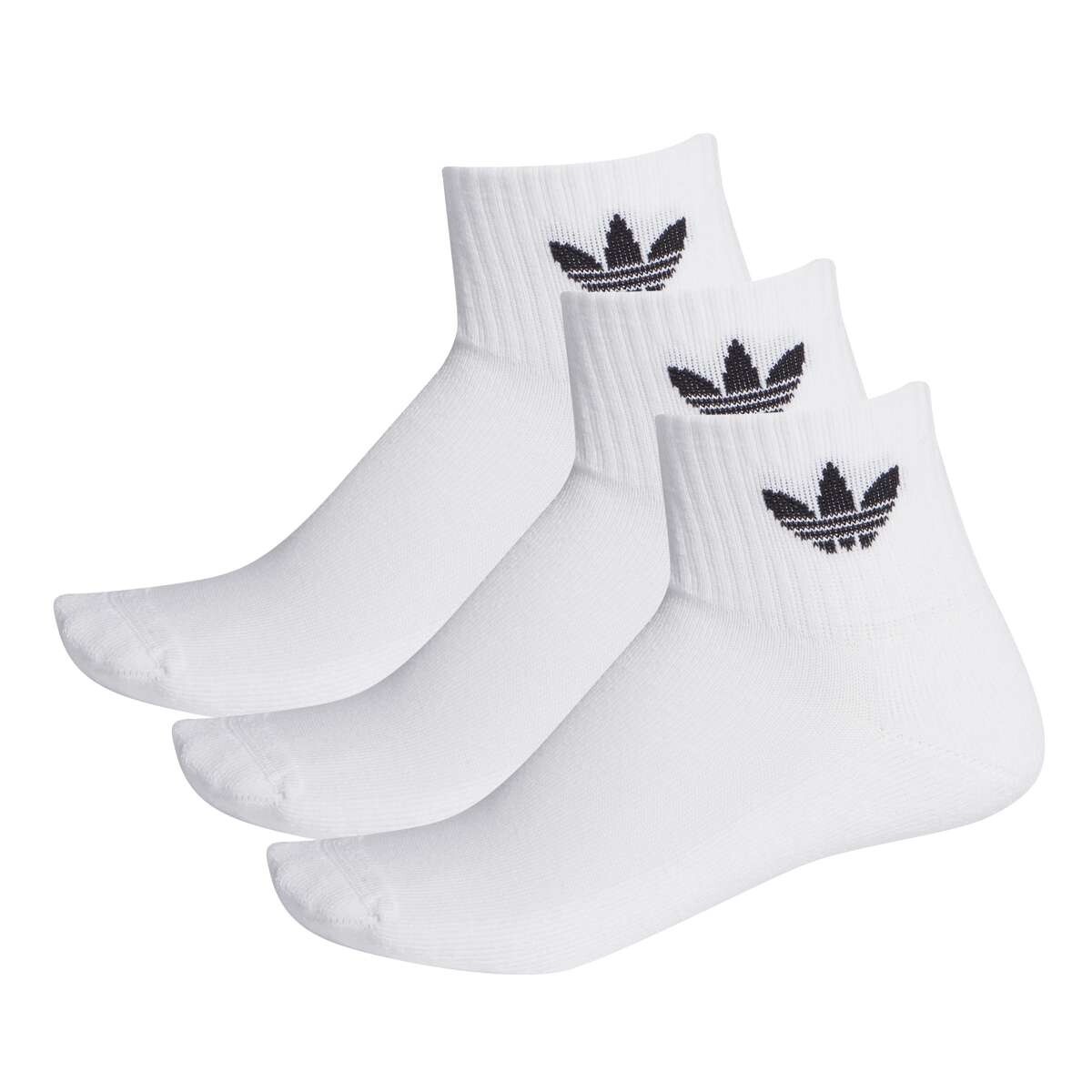 Medias Clásicos Alto-Cut 3-Pack Unisex - Blanco 