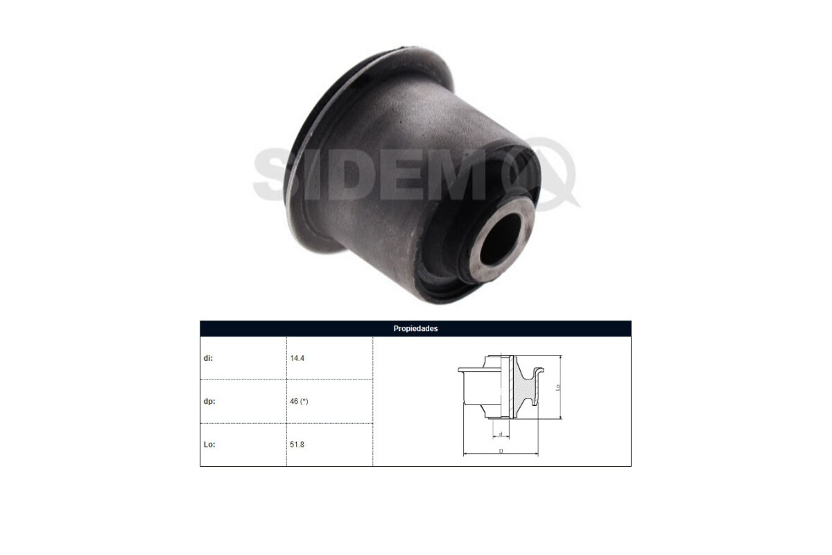 Buje Mitsubishi L200 15-25 Der/Izq Buje Mitsubishi L200 15-25 Der/Izq