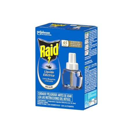 REPUESTO APARATO RAID LIQUIDO 45 NOCHES SIN OLOR REPUESTO APARATO RAID LIQUIDO 45 NOCHES SIN OLOR