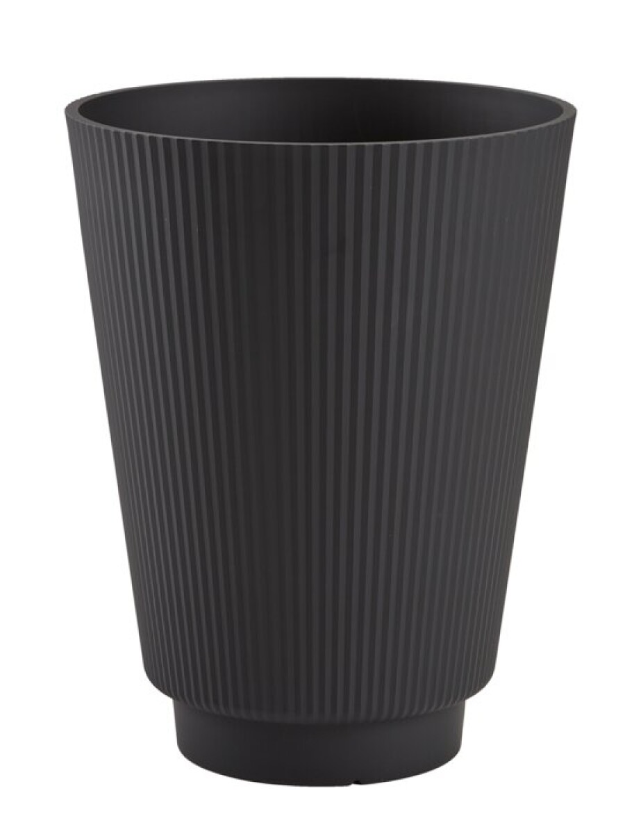 Maceta de jardín SANDLO Ø30xH38 negro 