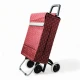 Carrito De Compras Estilo Europeo 4 Ruedas Rojo