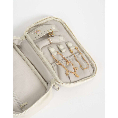 Portabijou De Corazones Blanco Crudo