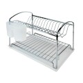 ESCURREPLATO DOBLE INOX CON BANDEJA ESCURREPLATO DOBLE INOX CON BANDEJA