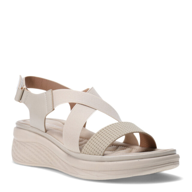 Sandalias de Mujer Lady Confort Shelton Beige Claro