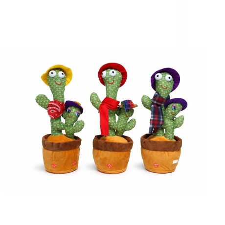 PELUCHE CACTUS BAILARIN DISEÑO PAREJA DE BAILE CP17 001