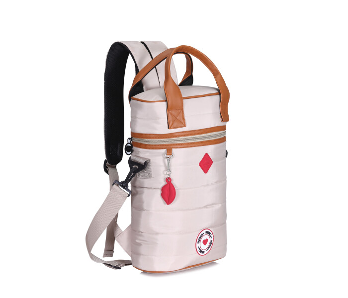Mochila Las Oreiro Love Caqui