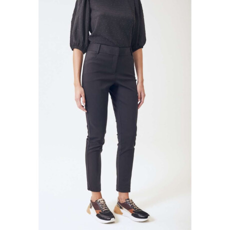 Pantalon Recto Spandex Negro