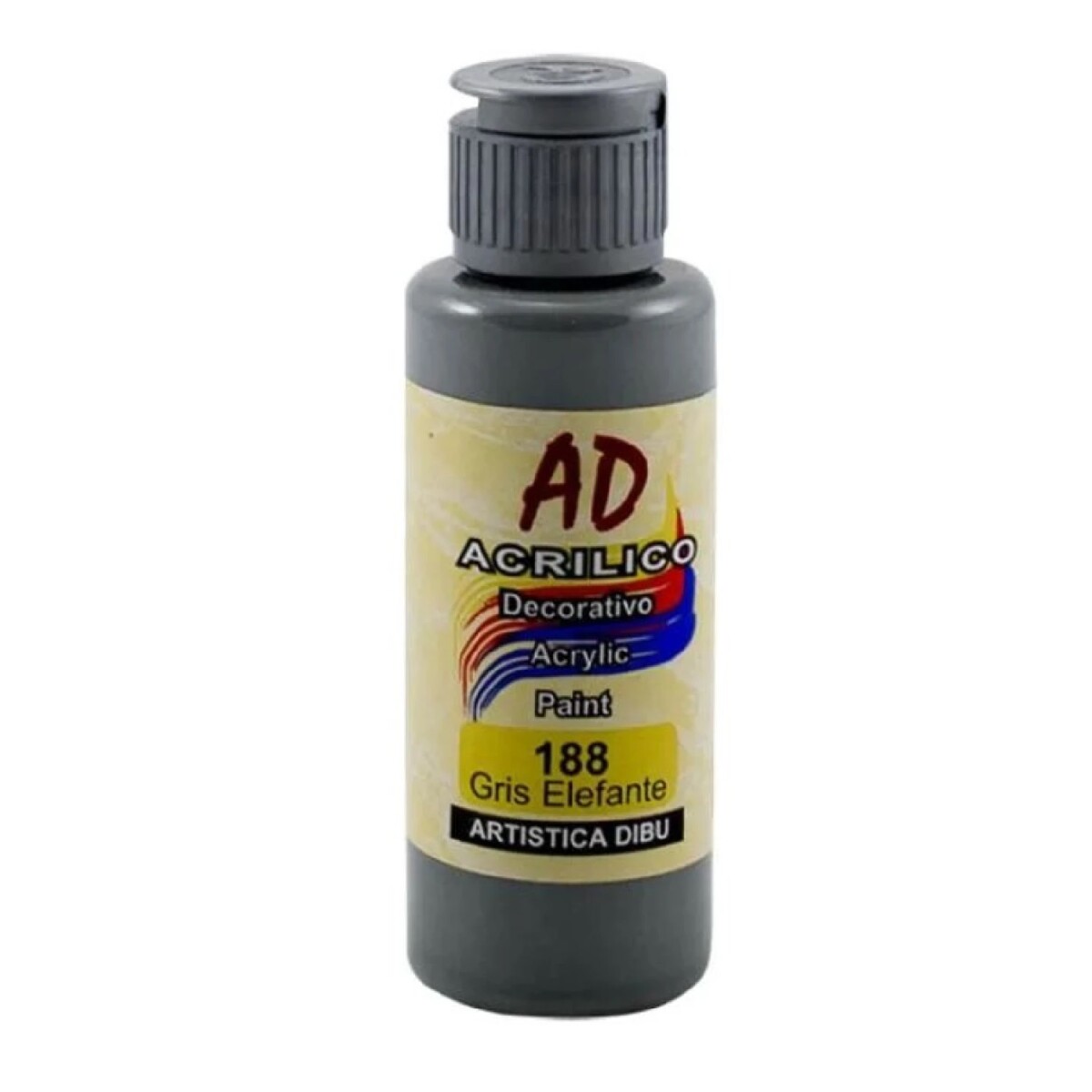 Acrílico Decorativo Ad 60 Ml Gris Elefante 