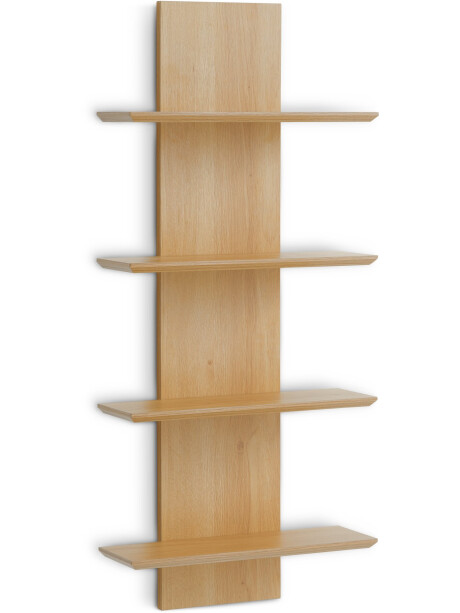 Estante pared BORUM 4 estantes color roble Estante pared BORUM 4 estantes color roble