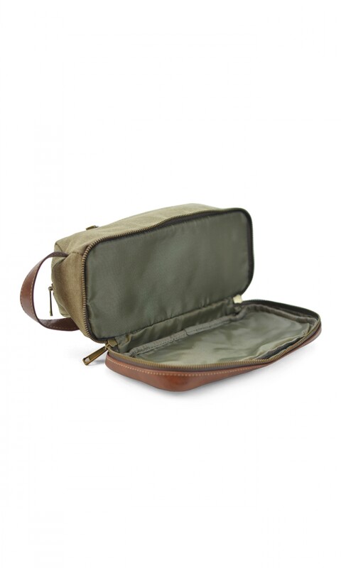 NECESER NERO CANVAS VERDE