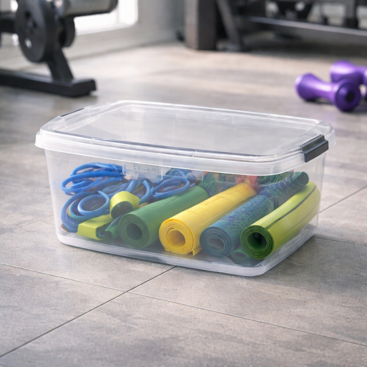 Caja organizadora 6 lts - TRANSPARENTE 