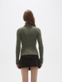 Polera Elizabet Verde Melange