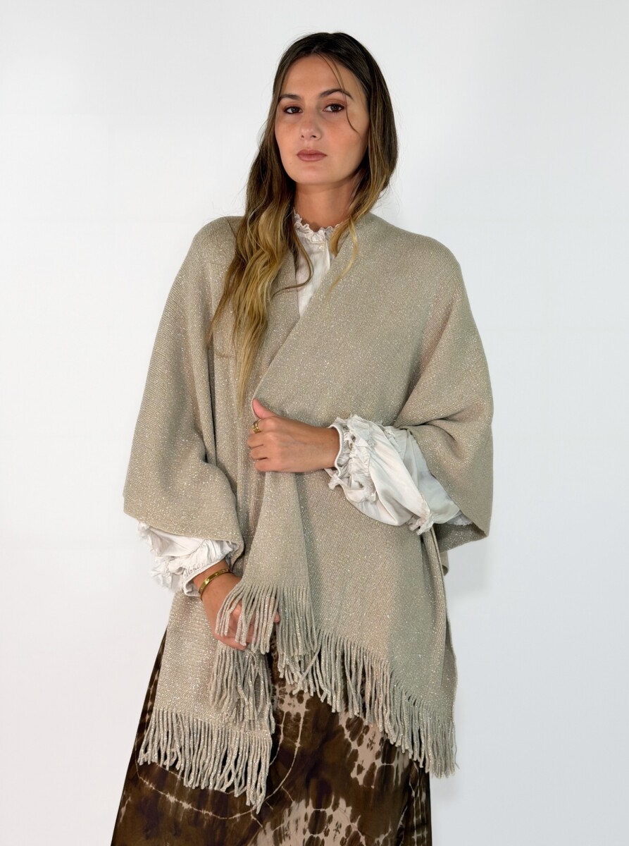 RUANA RAVELA - BEIGE 