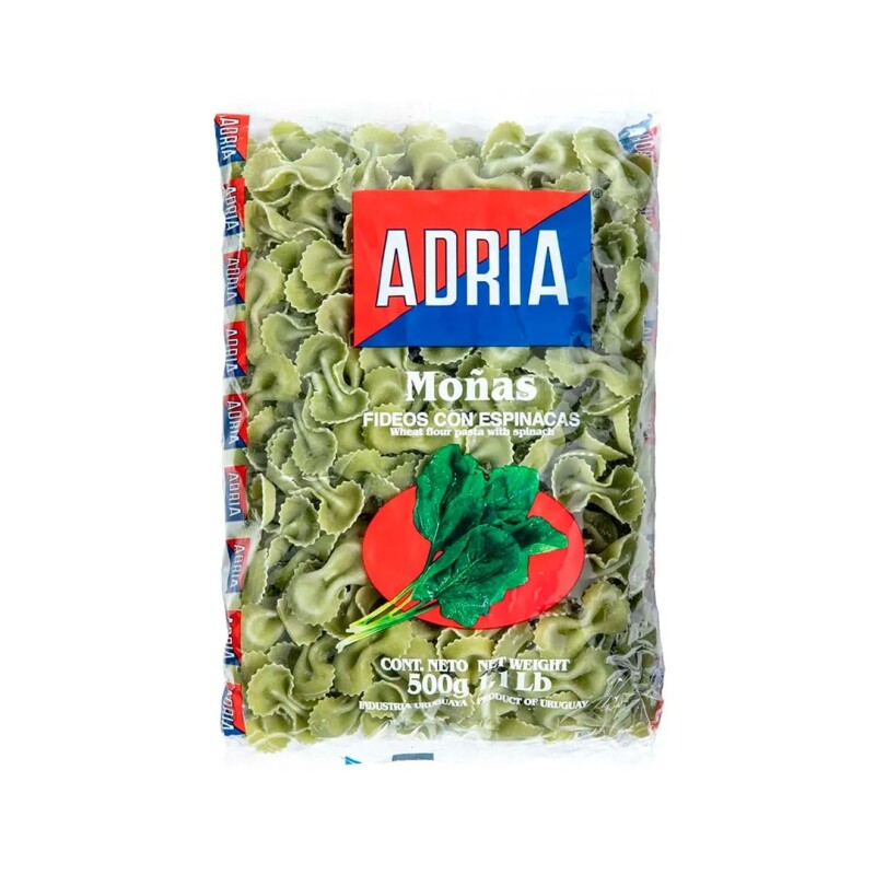 FIDEO ADRIA ESPINACA 500G Fideo Adria Espinaca 500g