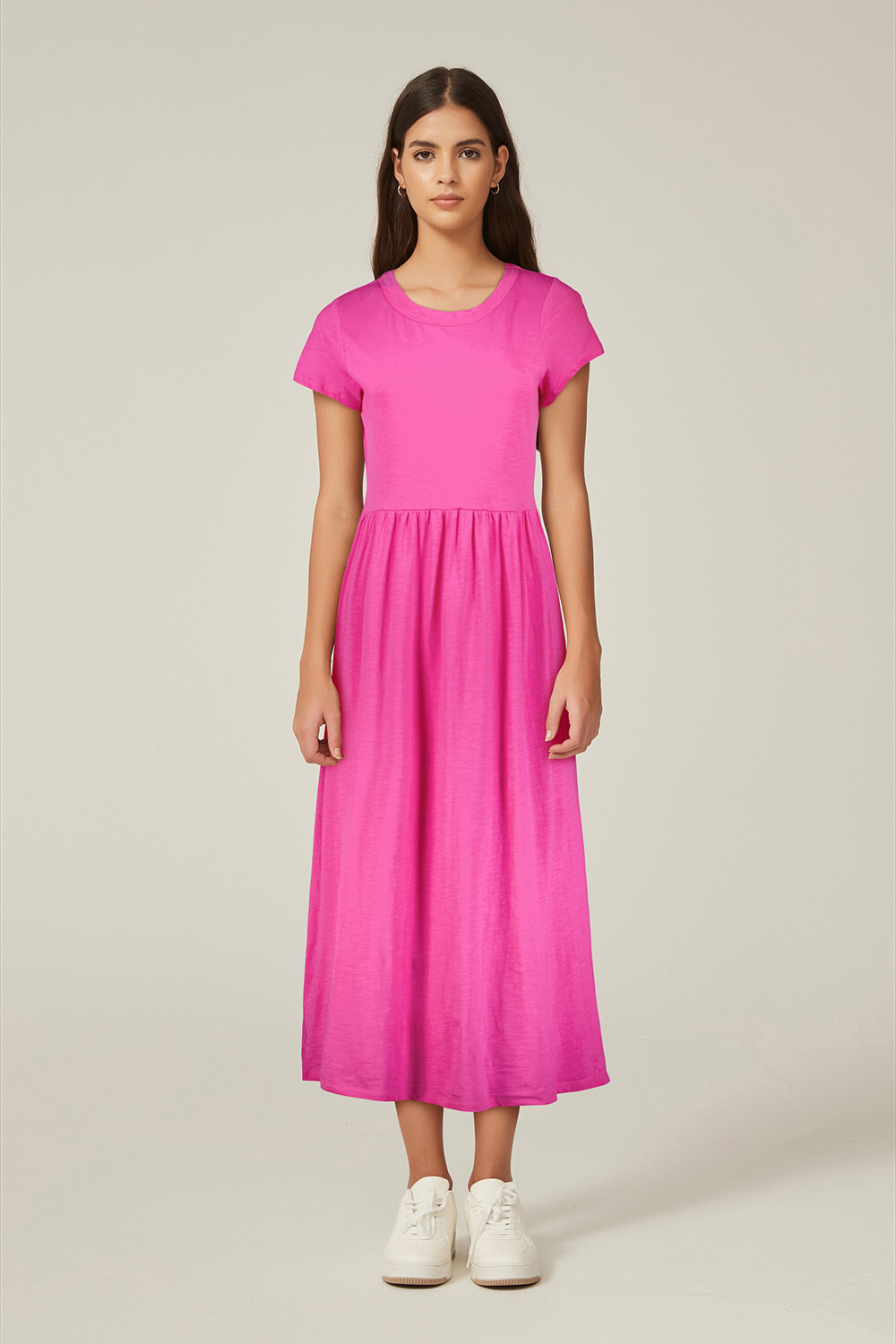 Vestido Arnalt Fucsia Oscuro