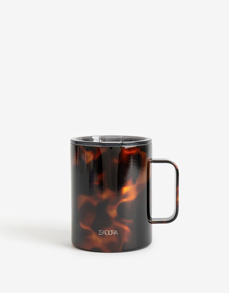 Taza Metálica Con Estampa Carey 