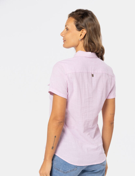 CAMISA DE LINO Rosa