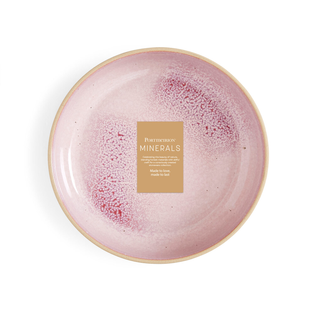 PORTMEIRION MINERALS PLATO ENSALADA 22CM CUARZO ROSA SET X 4 PORTMEIRION MINERALS PLATO ENSALADA 22CM CUARZO ROSA SET X 4