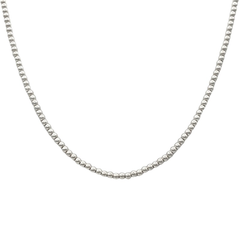 Cadena eslabón Bolas - Plata 925 - Sin Piedra - CD3268 sinpiedra