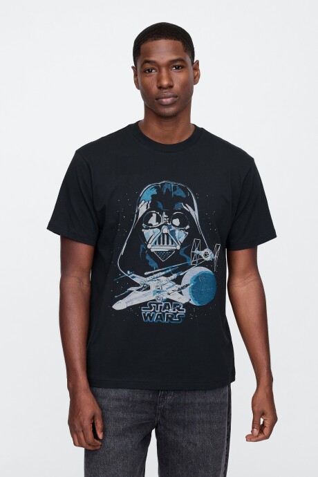 Remera Star Wars Hombre Moonless Night