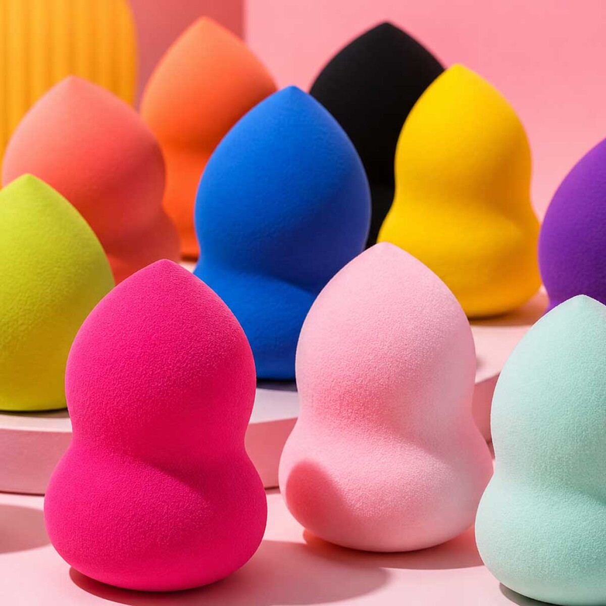 Set de 5 Esponjas de Maquillaje – Colores Surtidos 