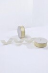 Cinta organza con puntos - 23 mts CREMA