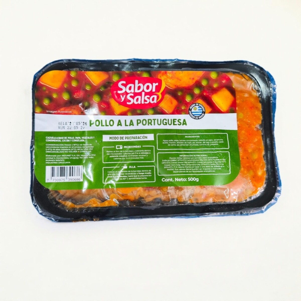 Pollo A La Portuguesa 500gr 