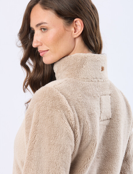 CAMPERA SHERPA SUAVE Beige