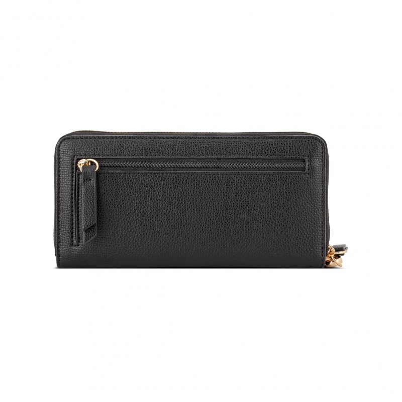 Small Leather Goods Luela Zip Arnd WRSLT WLLT Black