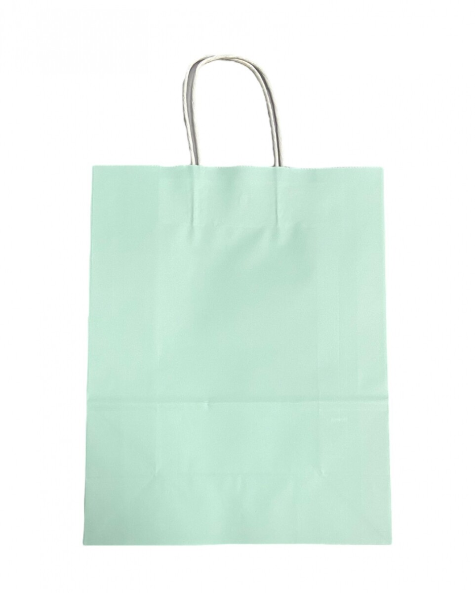 Bolsa con Asa N°4 33x26x12 - Verde Pastel 